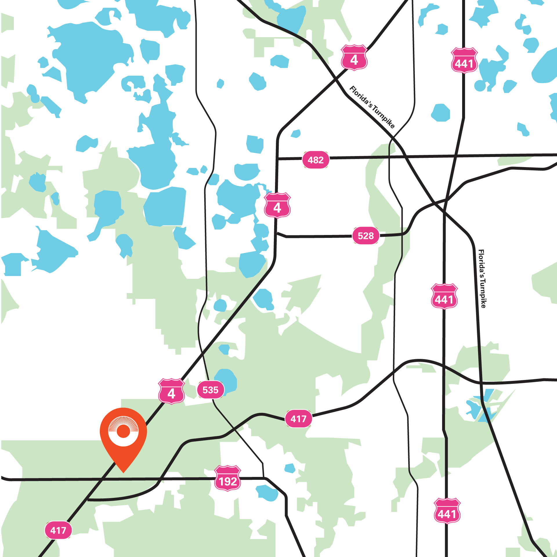 Unrivaled Theme Park Corridor Location